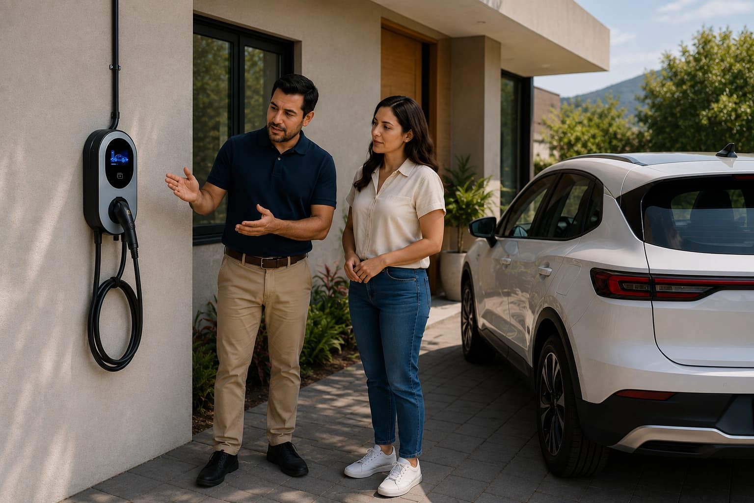 Cómo cambia su consumo eléctrico si empieza a cargar un vehículo en casa